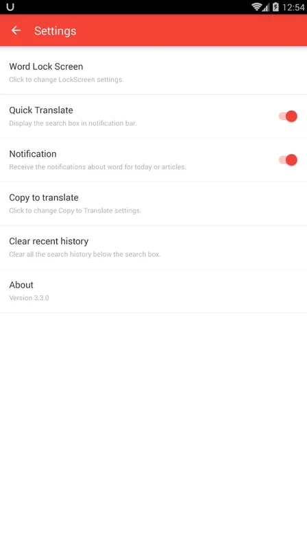 U-Dictionary — skærmbillede 6